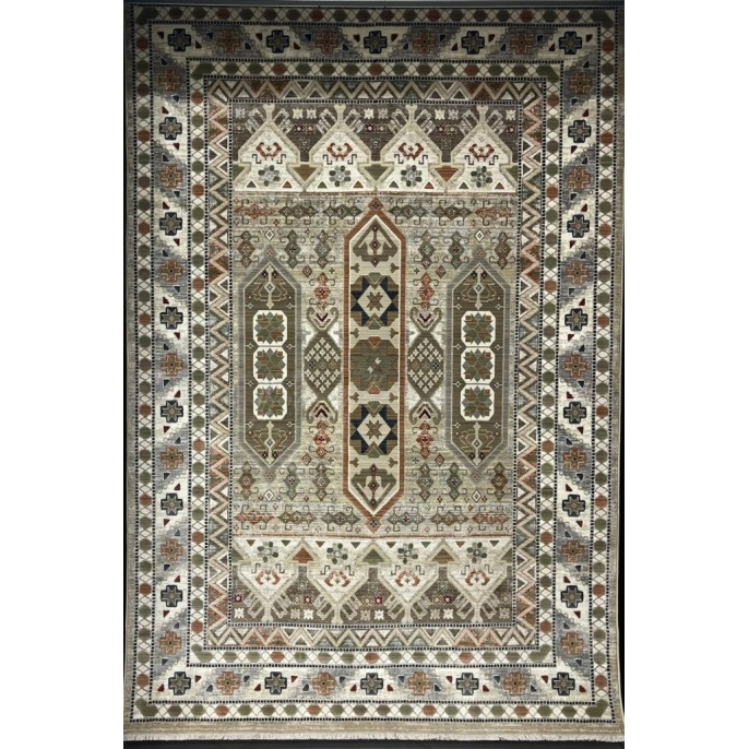 سجاد ليفون بوهيمي تركي L6952 بيج D84949 مقاس 100*300