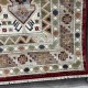 سجاد ليفون بوهيمي تركي L6952 احمر D84X9X مقاس 400*500 - سجاد بوهيمي