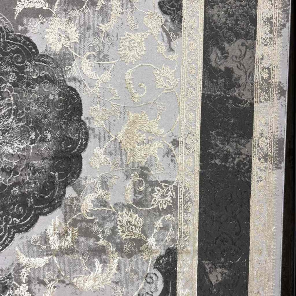 سجاد ليزا كولد تركي رصاصي مقاس 250*350