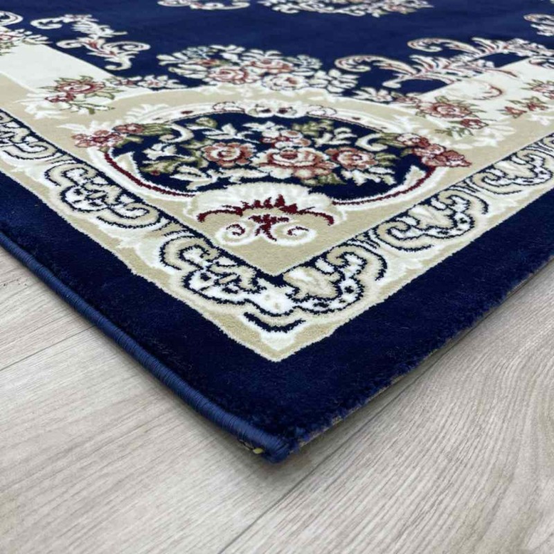 سجاد تركي باريس 6989C لون كحلي مقاس 400*400