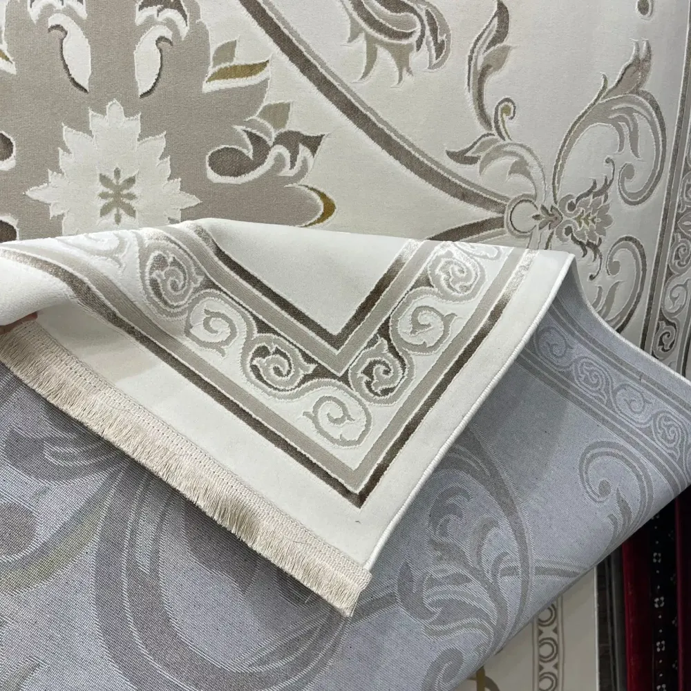 سجاد سفير تركي SRC28A  كريم بيج مقاس 100*300 - سجاد فرنسي شرقي