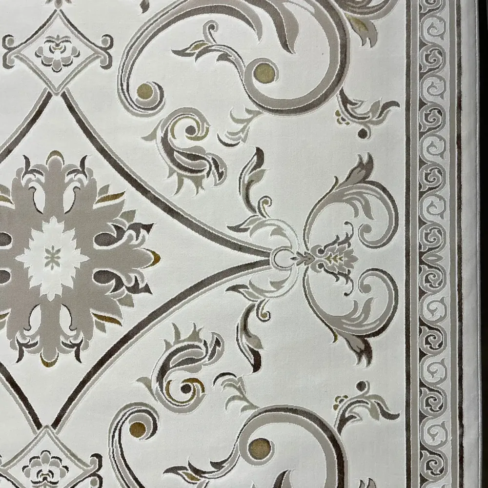 سجاد سفير تركي SRC28A  كريم بيج مقاس 100*300 - سجاد فرنسي شرقي