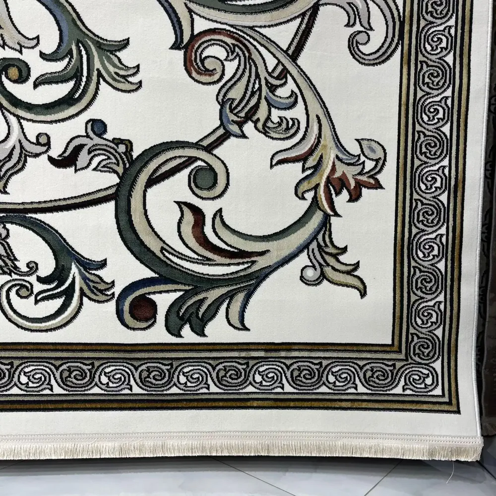 سجاد سفير تركي SRC28A كريم مولتي مقاس 50*80 - سجاد فرنسي شرقي