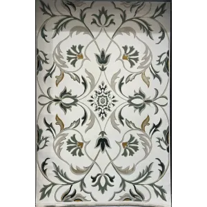 سجاد سفير تركي SRC32C كريم اخضر مقاس 50*80
