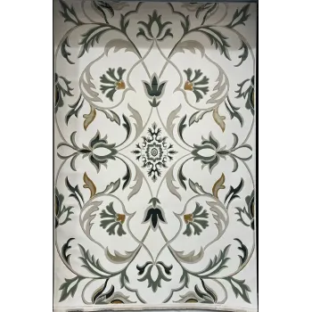 سجاد سفير تركي SRC32C كريم اخضر مقاس 50*80