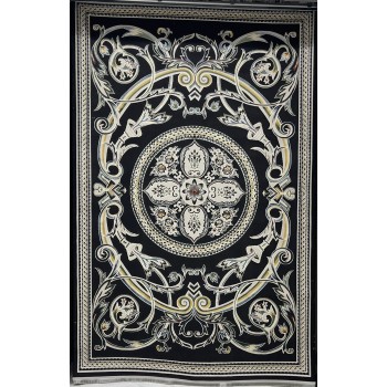 سجاد سفير تركي SRC03A اسود مولتي مقاس  300*400
