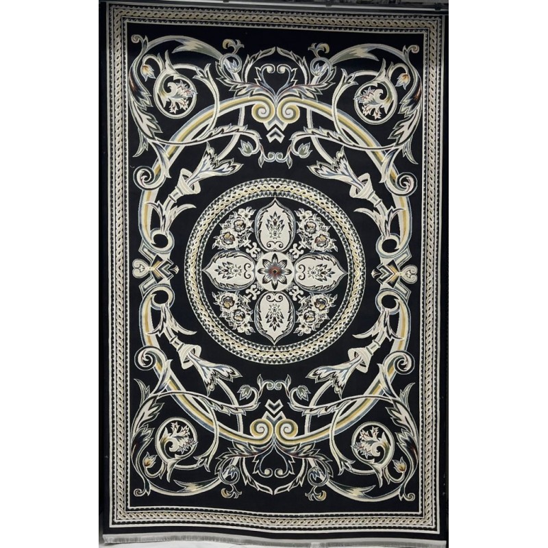 سجاد سفير تركي SRC03A اسود مولتي مقاس  300*400