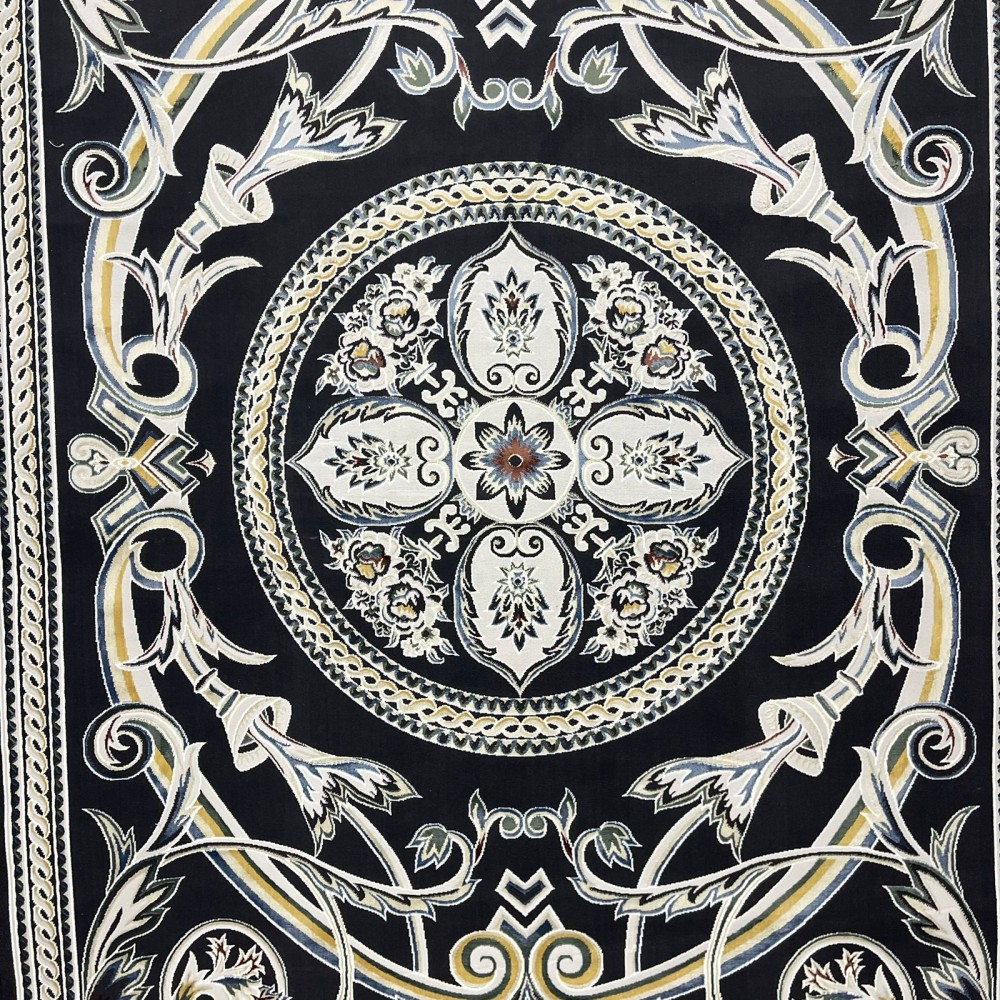 سجاد سفير تركي SRC03A اسود مولتي مقاس 80*150