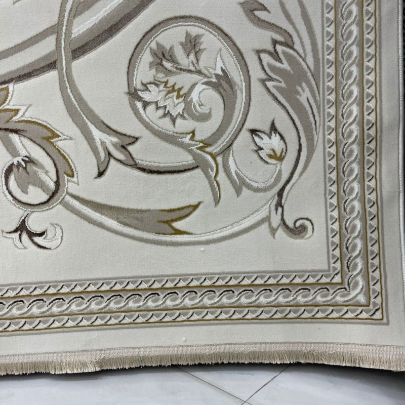 سجاد سفير تركي SRC03A كريم بيج مقاس 50*80