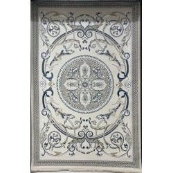 سجاد سفير تركي SRC03A كريم سماوي مقاس 80*150