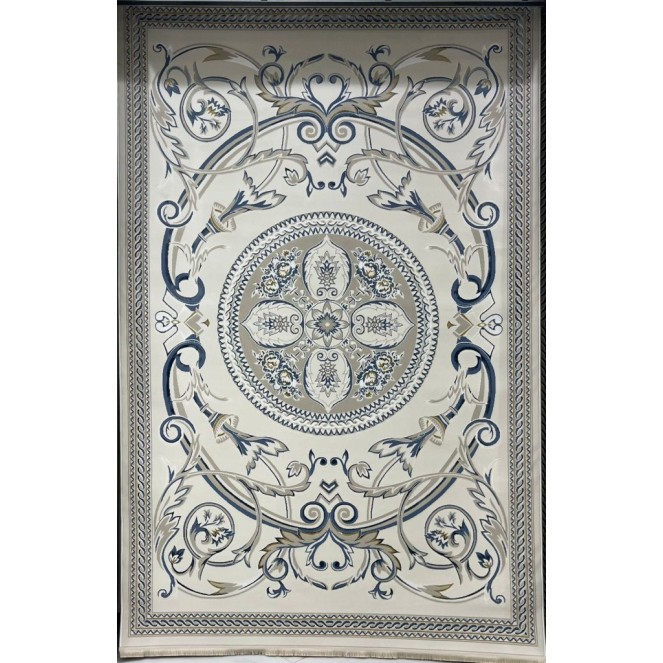 سجاد سفير تركي SRC03A كريم سماوي مقاس  200*300