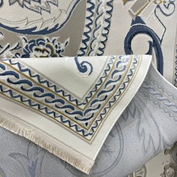 سجاد سفير تركي SRC03A كريم سماوي مقاس 80*150