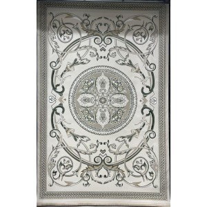 سجاد سفير تركي SRC03A كريم اخضر مقاس 50*80