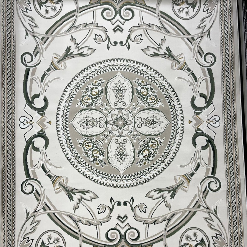 سجاد سفير تركي SRC03A كريم اخضر مقاس 50*80