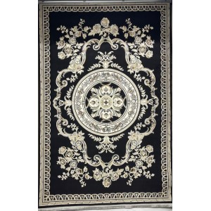 سجاد سفير تركي SRC04A اسود مولتي مقاس 50*80