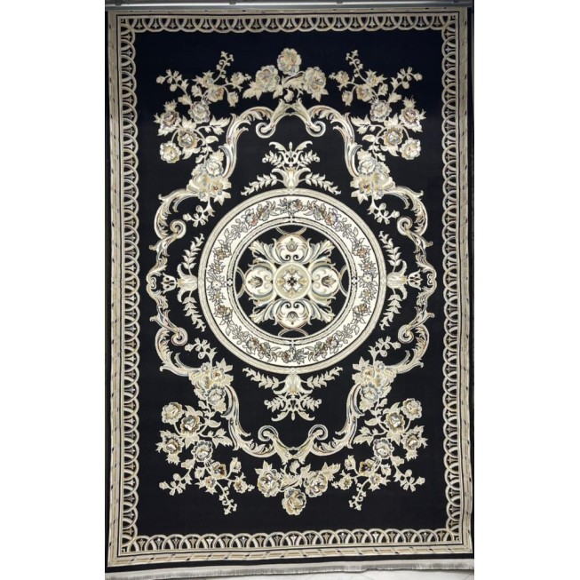 سجاد سفير تركي SRC04A اسود مولتي مقاس 100*300