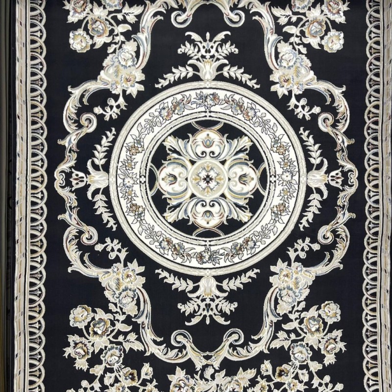 سجاد سفير تركي SRC04A اسود مولتي مقاس 50*80