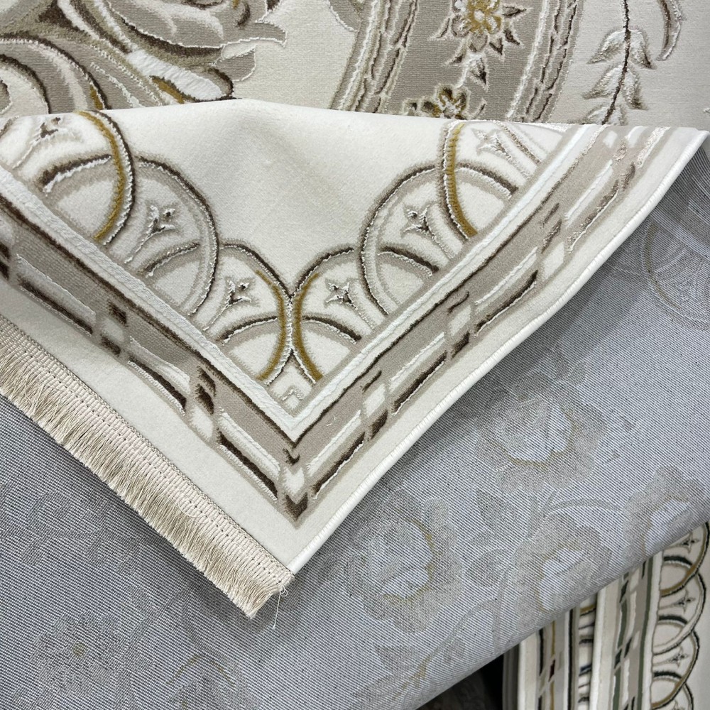 سجاد سفير تركي SRC04A كريم بيج مقاس 80*150