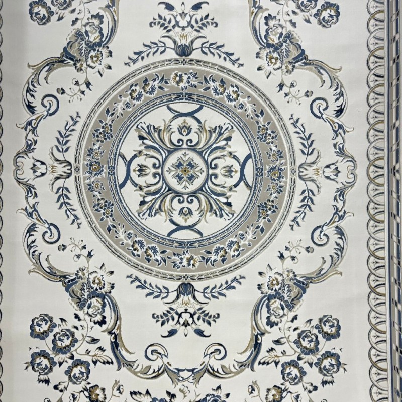 سجاد سفير تركي SRC04A كريم سماوي مقاس 50*80