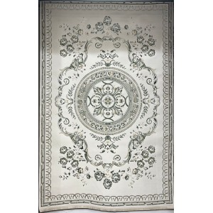 سجاد سفير تركي SRC04A كريم اخضر مقاس 300*400