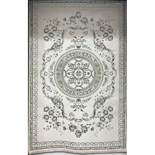 سجاد سفير تركي SRC04A كريم اخضر مقاس 150*220