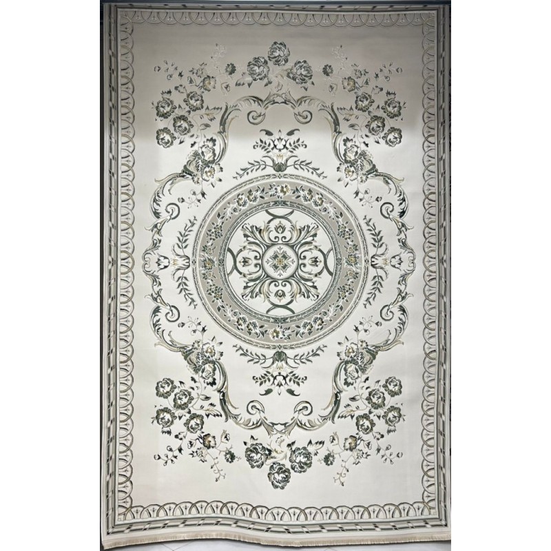سجاد سفير تركي SRC04A كريم اخضر مقاس 300*400