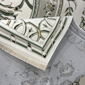 سجاد سفير تركي SRC04A كريم اخضر مقاس 300*400