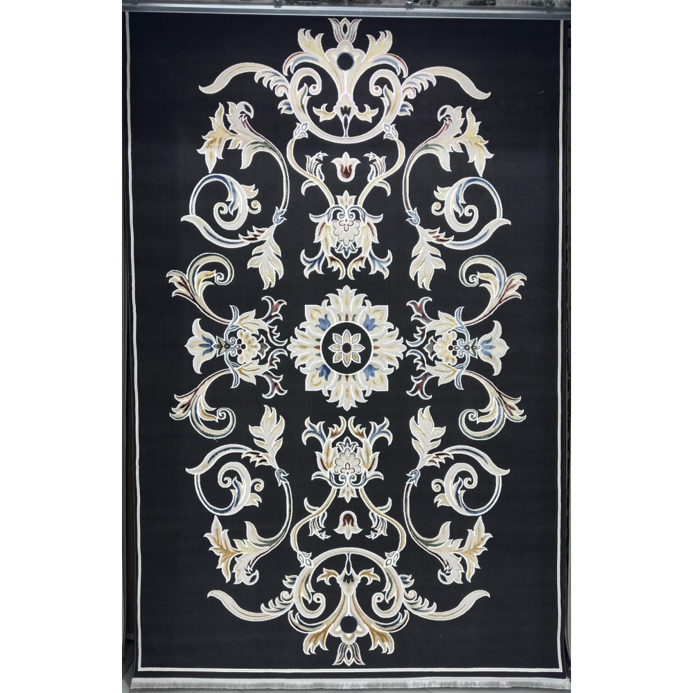 سجاد سفير تركي SRC05A اسود مولتي مقاس 50*80 سجاد سفير تركي SRC05A اسود مولتي مقاس 50*80