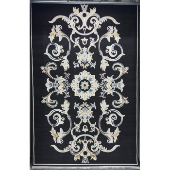 سجاد سفير تركي SRC05A اسود مولتي مقاس 50*80