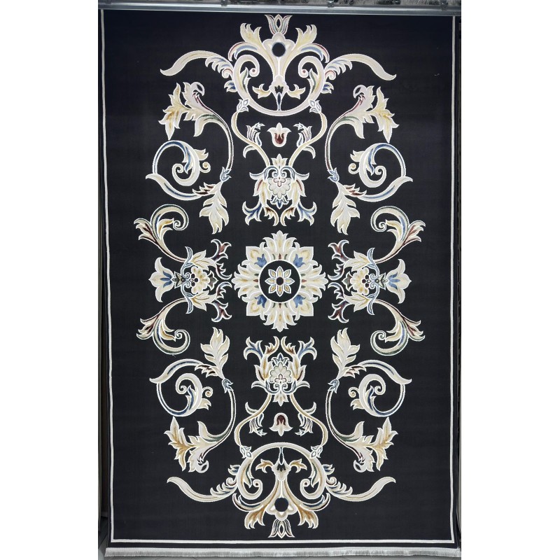 سجاد سفير تركي SRC05A اسود مولتي مقاس  250*350
