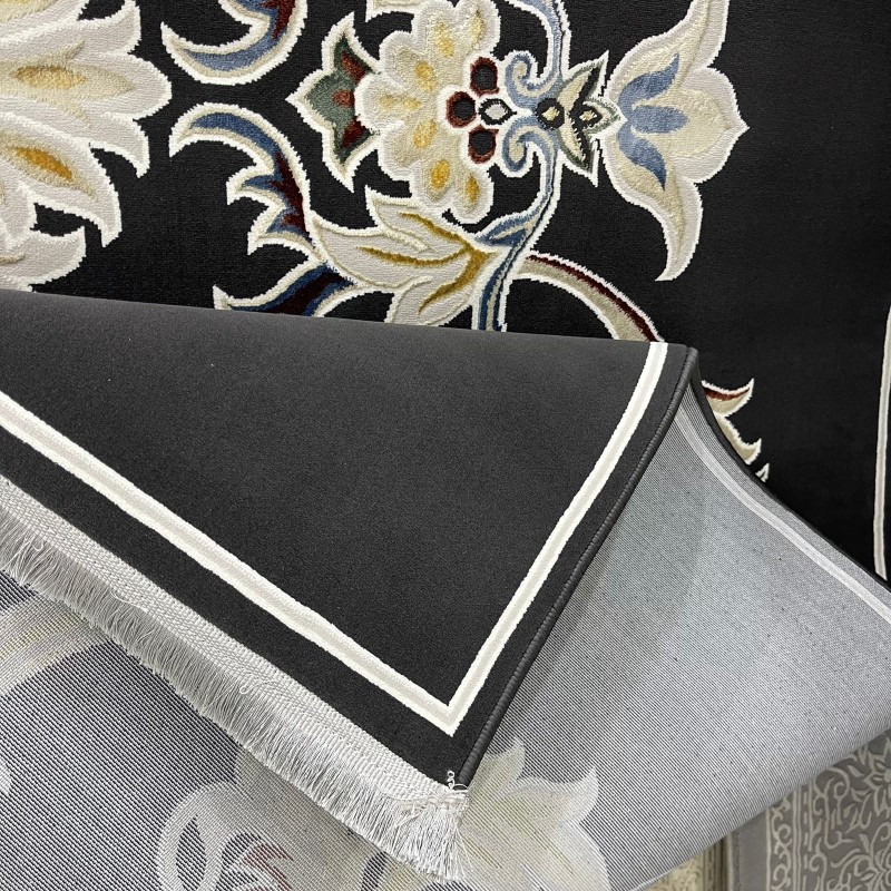 سجاد سفير تركي SRC05A اسود مولتي مقاس  250*350