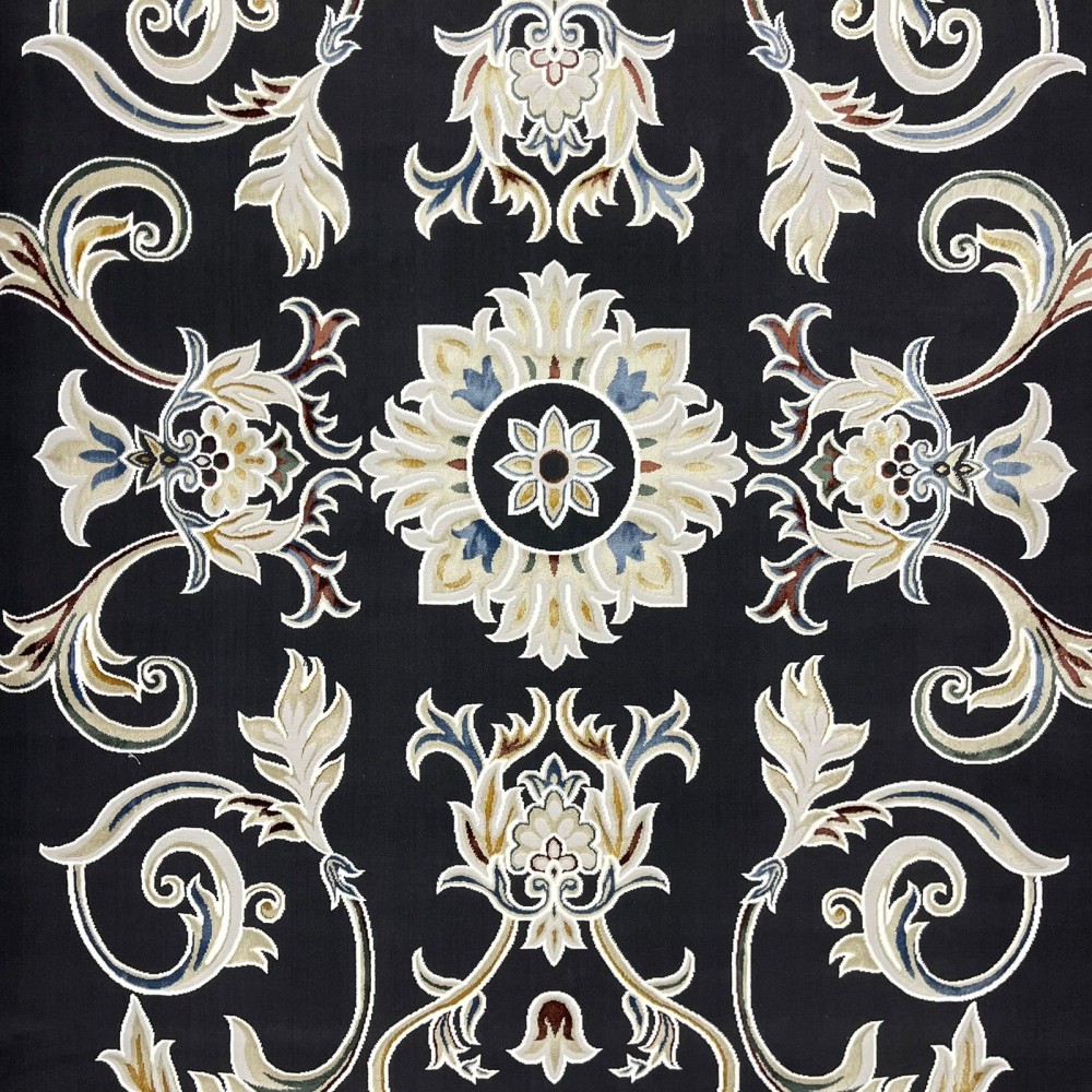 سجاد سفير تركي SRC05A اسود مولتي مقاس 50*80 سجاد سفير تركي SRC05A اسود مولتي مقاس 50*80