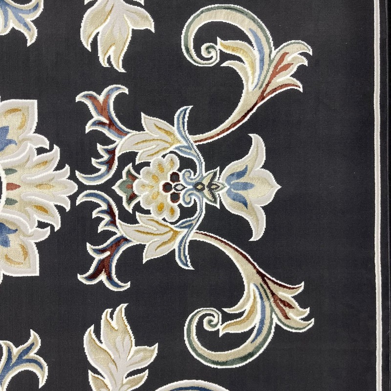 سجاد سفير تركي SRC05A اسود مولتي مقاس  250*350