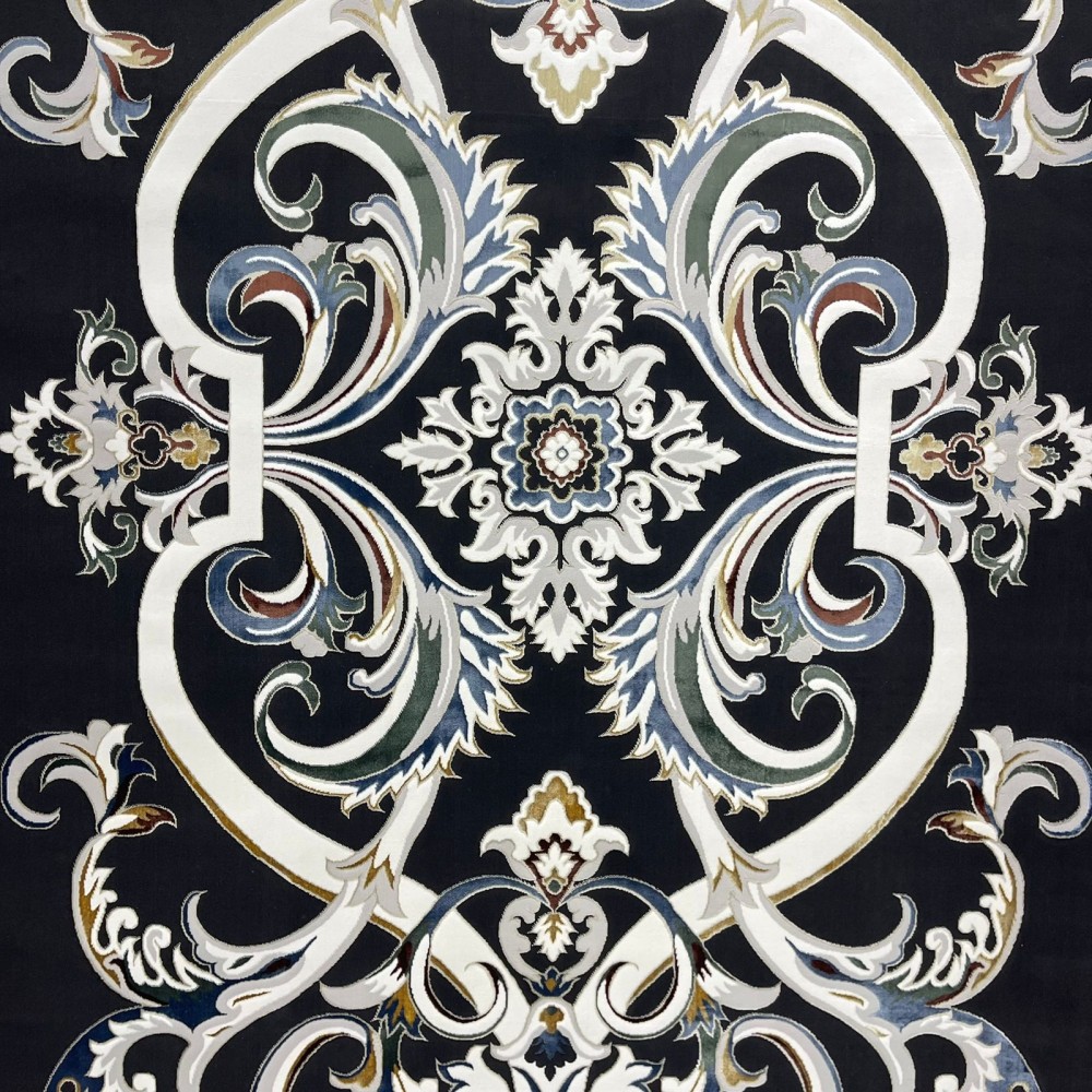 سجاد سفير تركي SRC06A اسود مولتي مقاس  300*400