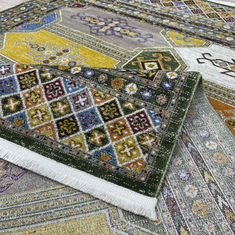 سجاد شرقي تركي 17373Y10 اخضر مقاس 100*300