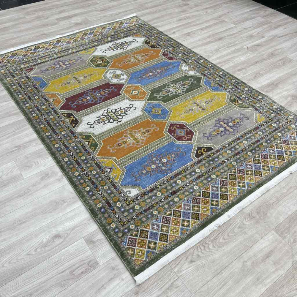 سجاد شرقي تركي 17373Y10 اخضر مقاس 300*400