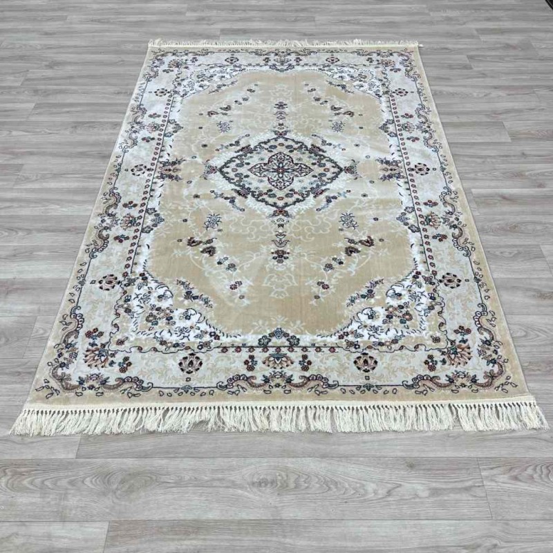 سجاد تركي سوبر اصفهان C709B لون كريم مقاس 300*500