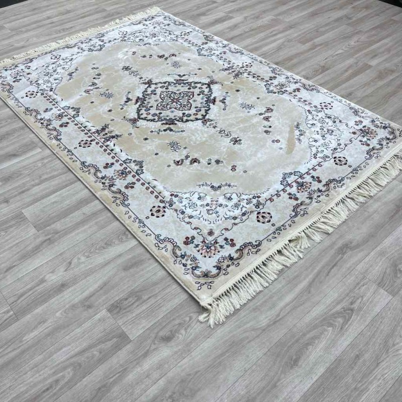 سجاد تركي سوبر اصفهان C709B لون كريم مقاس 300*500