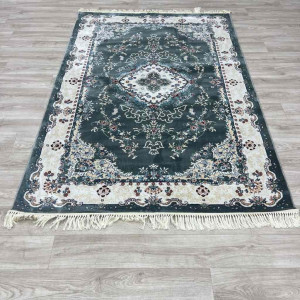 سجاد تركي سوبر اصفهان C709A لون رصاصي مقاس 50*80