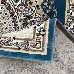 سجاد تركي سوبر مليون 3658D لون سماوي مقاس 50*80 سجاد تركي سوبر مليون 3658D لون سماوي مقاس 50*80