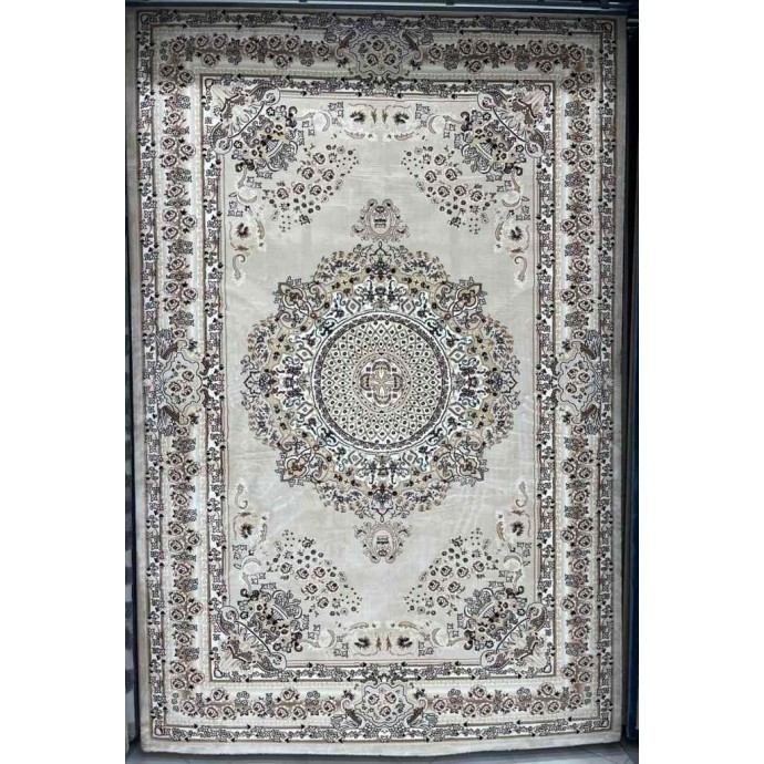 سجاد تركي سوبر مليون 3658D لون كريم مقاس 250*350