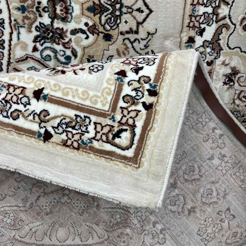 سجاد تركي سوبر مليون 3658D لون كريم مقاس 400*600 سجاد تركي سوبر مليون 3658D لون كريم مقاس 400*600