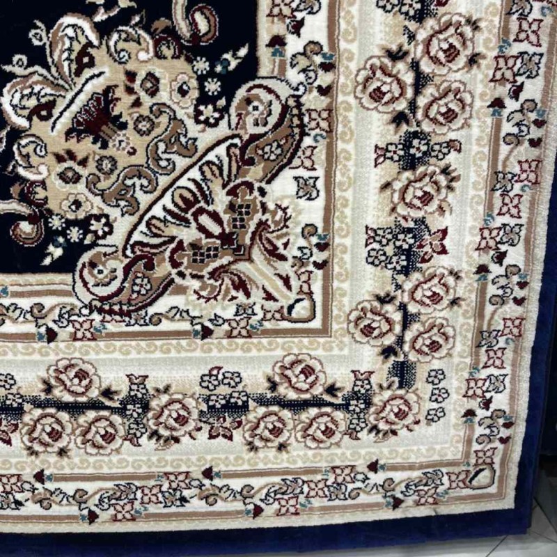 سجاد تركي سوبر مليون 3658D لون كحلي مقاس 400*600