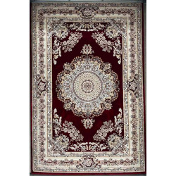 سجاد تركي سوبر مليون 3658D لون عنابي مقاس 400*600