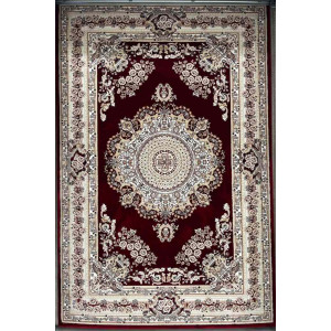 سجاد تركي سوبر مليون 3658D لون عنابي مقاس 400*600