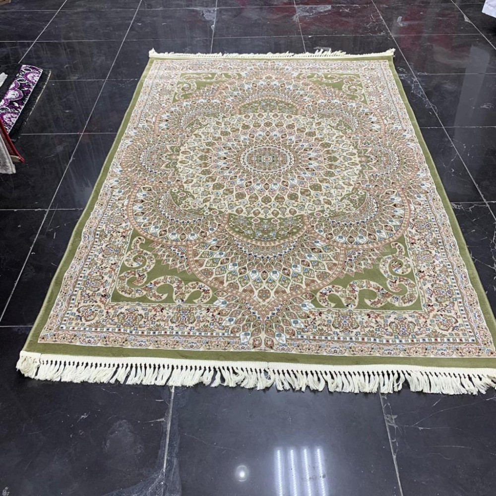 سجاد تركي اصفهان اخضر سجاد تركي اصفهان اخضر