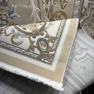 سجاد تركي اندلس J687AF كريم بيج مقاس 200*200 سجاد تركي اندلس J687AF كريم بيج مقاس 200*200