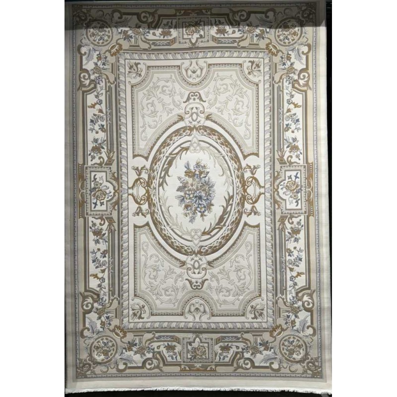 سجاد تركي اندلس J687AF كريم رصاصي مقاس 200*200