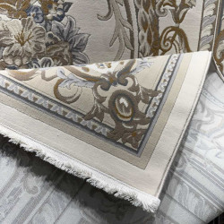 سجاد تركي اندلس J687AF كريم رصاصي مقاس 200*200 سجاد تركي اندلس J687AF كريم رصاصي مقاس 200*200