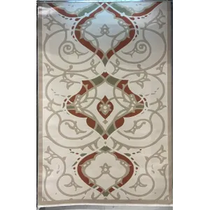 سجاد تركي اندلس J341CC كريم تيرا مقاس 400*500